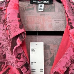 News print dress